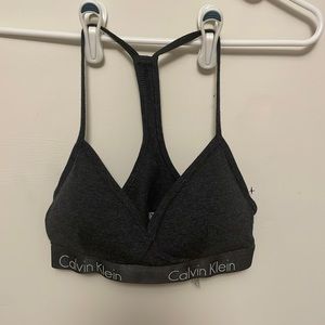 Calvin Klein bra women’s size M dark grey